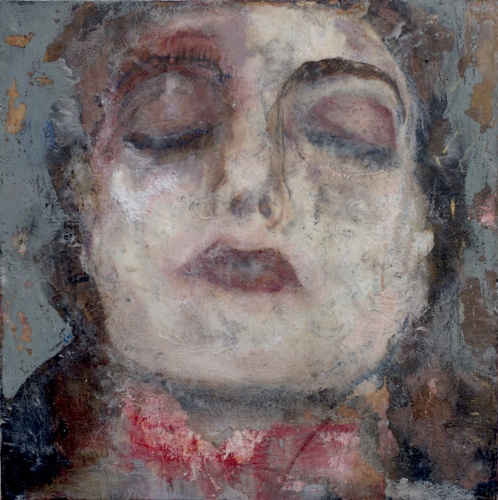 painting of Vera (like of Marlene Dumas)